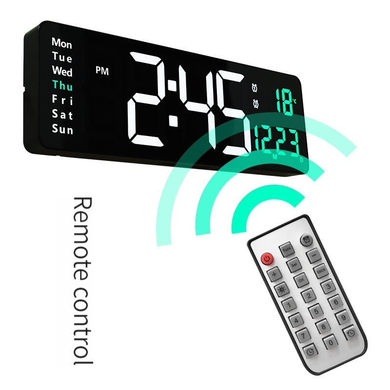 Hjemix | Nordisk Digital Klokke 16 Tommers Skjerm