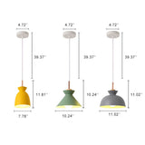Hjemix | AuroraLite Nordic Pendant Lamp | Metal Design | 1-Light | Modern Color Options