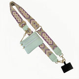 Hjemix | Justerbar telefon lanyard crossbody stropp med lommebok