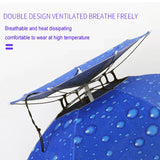 Hjemix | Outdoor Dobbel-Lag Regn Paraply Hatt