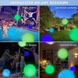 Hjemix | LED Lykt 16 Farger Glødende Strandball