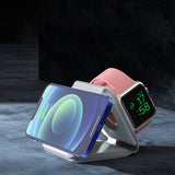 Hjemix | Faltbar 3-i-1 trådløs ladestasjon