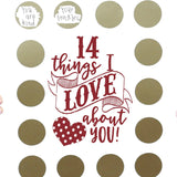 Hjemix | Valentine's Scratching Advent "14 Ting Jeg Elsker Med Deg!"