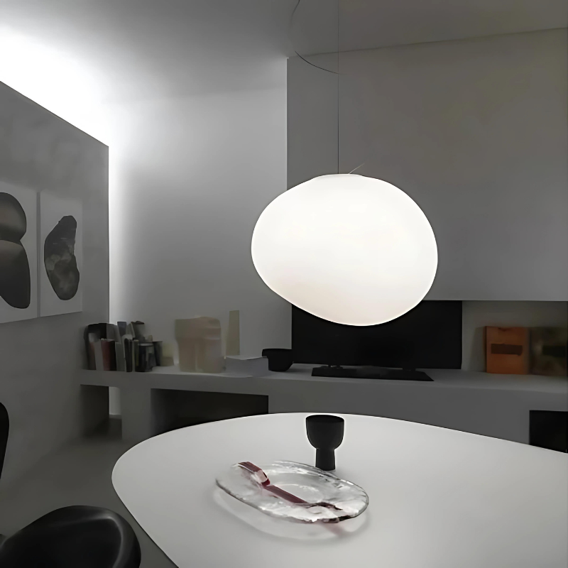 Hjemix | Elegant Glass Pebble Pendant Light