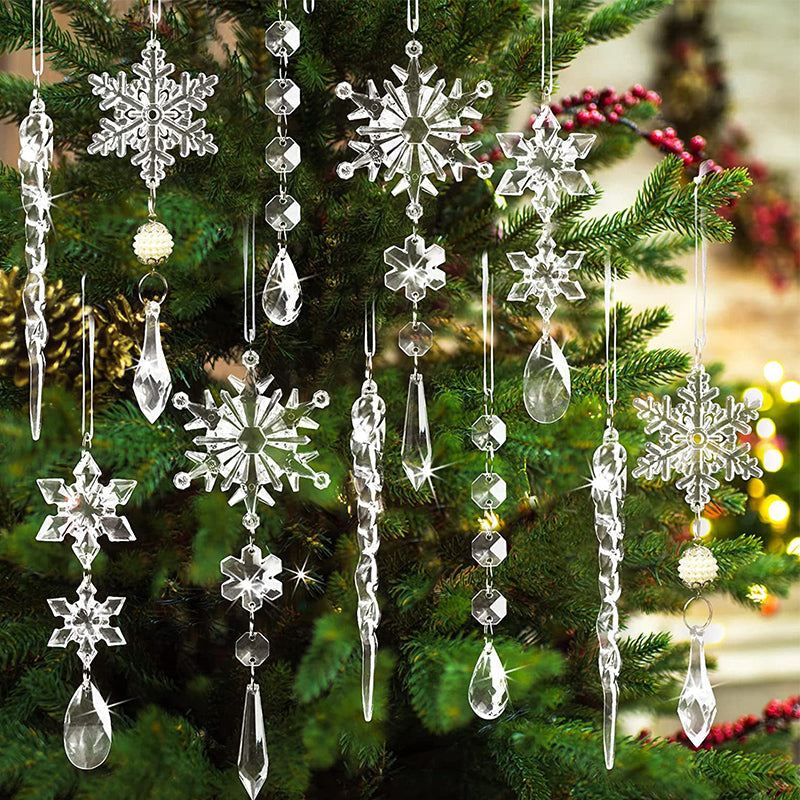Hjemix | Jule Snøfnugg Ornamenter