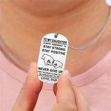 Hjemix | Engelsk alfabet rustfritt stål halskjede