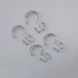 Hjemix | Dusjforhengskroker i rustfritt stål