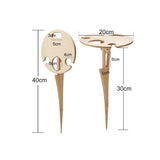 Hjemix | Bærbart Vinbord for Utendørsbruk