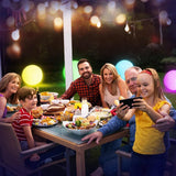 Hjemix | Pool Decoration LED Light 16 Farger Lysende Strandball