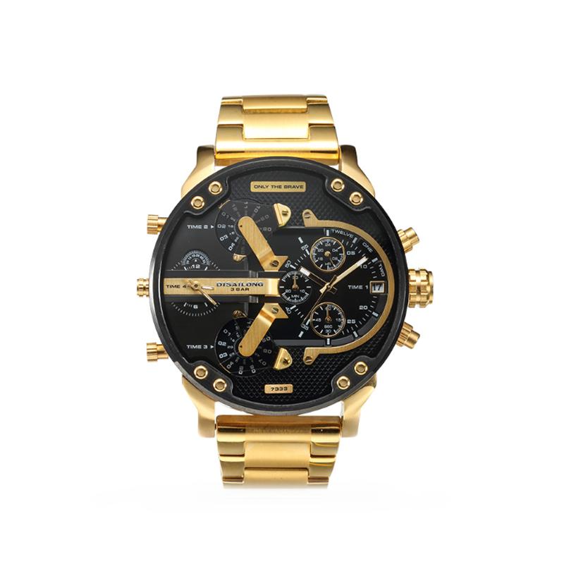 Hjemix | Rustfritt stål kronograf kvartsur