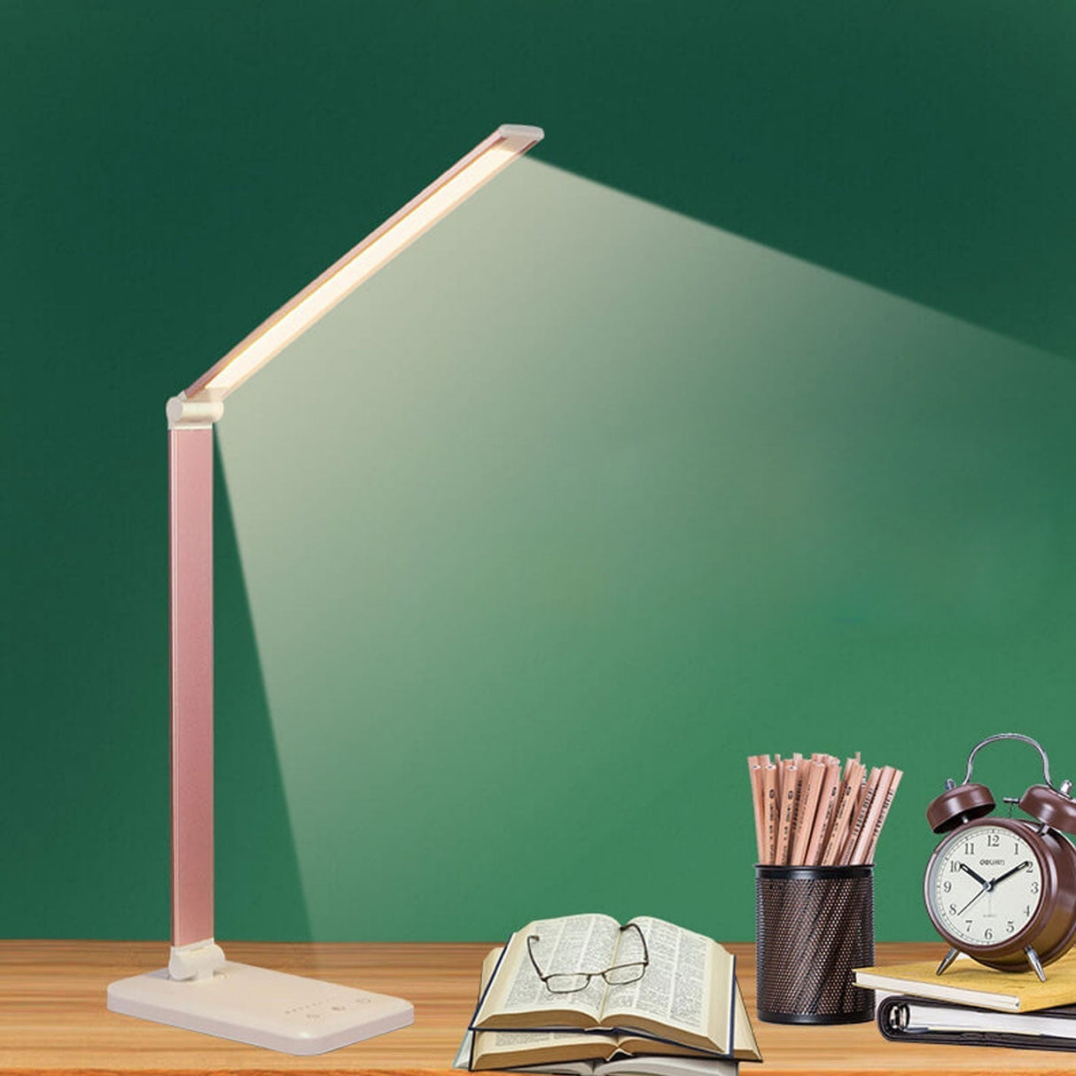 Hjemix | Nordisk Kreativ Foldbar Berøringsdimbar LED Skrivebordslampe