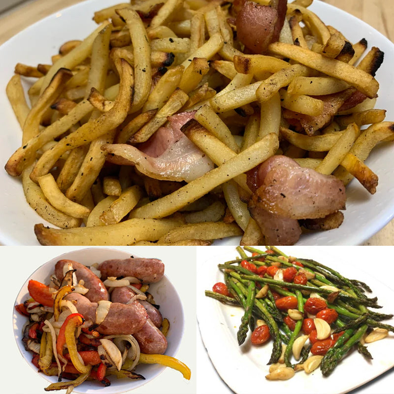 Hjemix | Rustfritt Stål Rullende Grillkurv