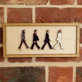 Hjemix | The Beatles innrammet Abbey Road portrett