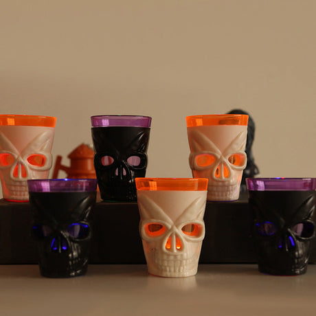 Hjemix | LED Hodeskalle Vinglass 12 PCS