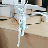 Hjemix | Sitting Elf Sculpture | Hagedekor