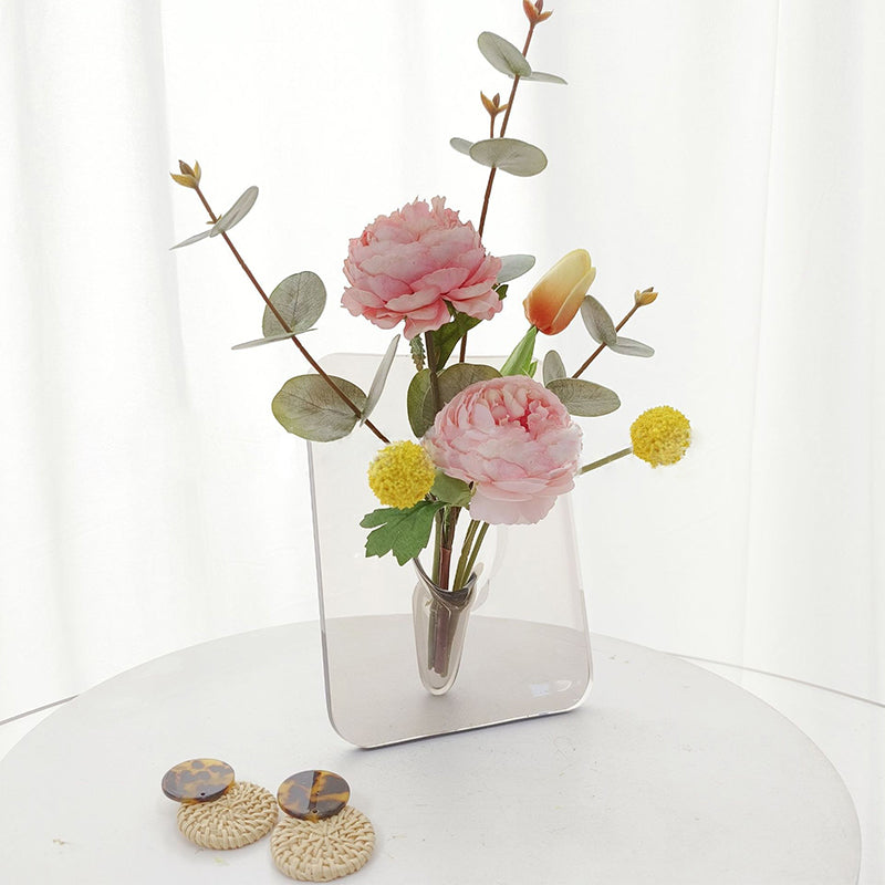 Hjemix | Bilde Ramme Vase Skrivebord Blomst Arrangement Ornament