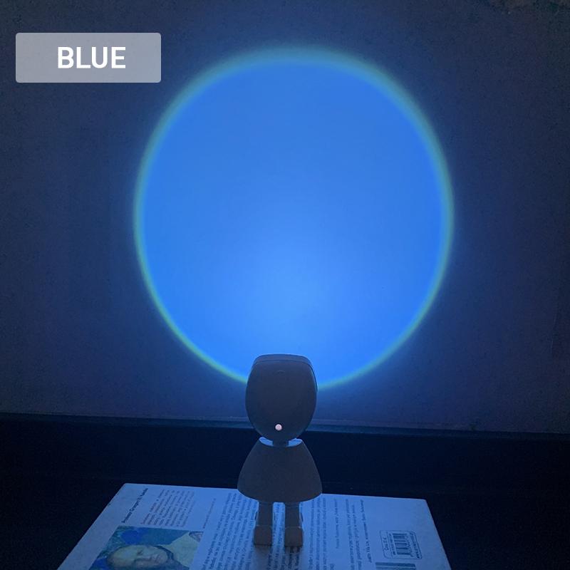 Hjemix | Romantisk Moderne Robot Solnedgang Lampe