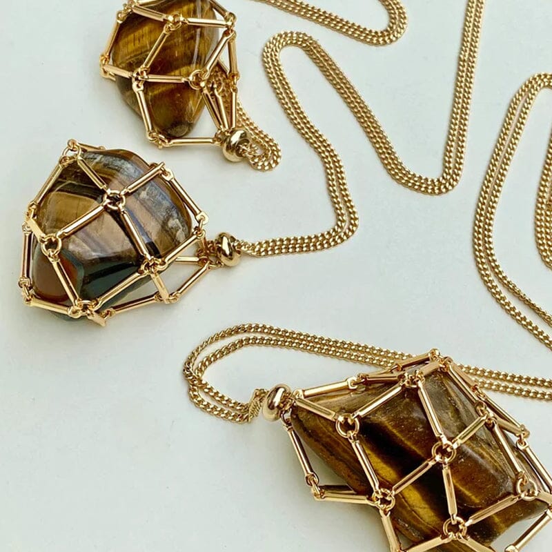 Hjemix | Krystallstein Choker Halskjede