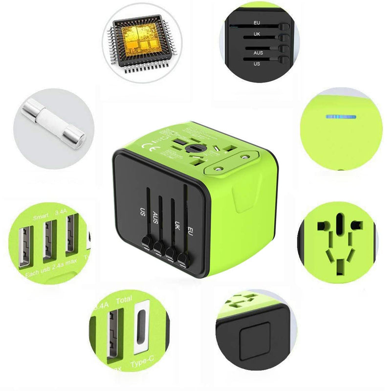 Hjemix | Universal Smart Travel Adapter Spenningsomformer