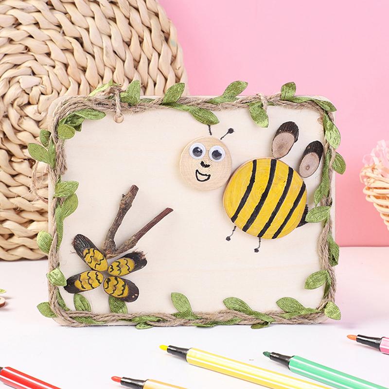 Hjemix | Kreativ DIY Trestamme Maleri Dekorasjon