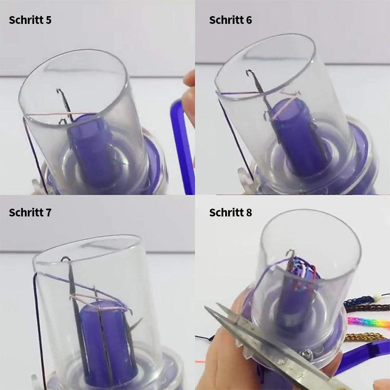 Hjemix | Hånd Strikkemaskin Spole Strikkere Ull Vindemaskin Håndverk Armbånd Vev Verktøy For Håndverks Dekorere Strikkede Produkter Hjemmebruk