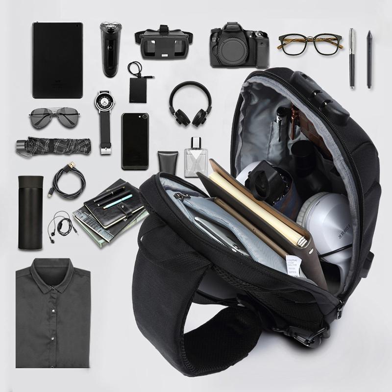 Hjemix | Tyverisikker ryggsekk med 3-sifret lås