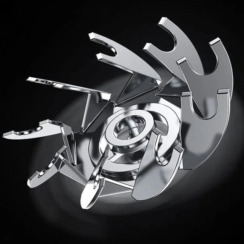 Hjemix | Gjennomsiktig Mini Dobbelt-Hodet Elektrisk Barbermaskin