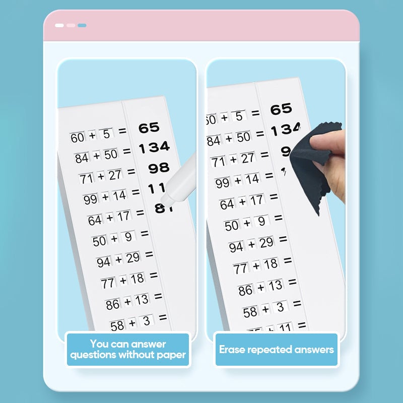 Hjemix | mamymarket™ - Barnas Øvings Mattebrett