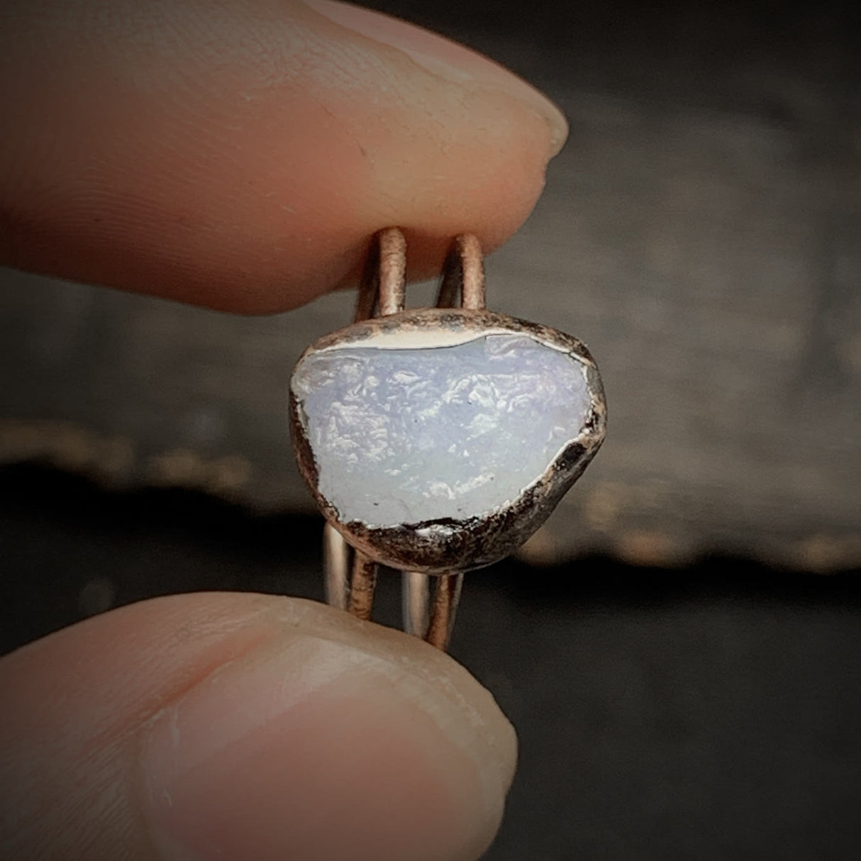 Hjemix | Naturlig Ubehandlet Fødselsten Ring - Selina