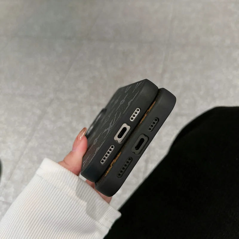 Hjemix | LUXE LV STORE LOGO IPHONE CASE