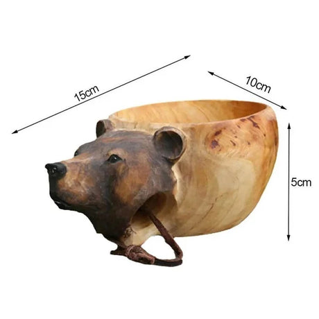 Hjemix | Trekop - WildSip - Håndlaget Dyredesign - Adventurous Hydration