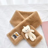 Hjemix | Sweet Bear Plush Bib For Adults And Children