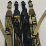 Hjemix | Camo To-Punkts-Rem med hurtigspenner – Robust skulderrem for utendørs eventyr – Komfortabel, allterreng med sømløs lengdejustering