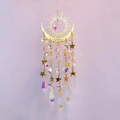 Hjemix | ⏰⌛ Krystall solfanger, innendørs og utendørs dekorasjon for vinduer, soverom, terrasse og hage️