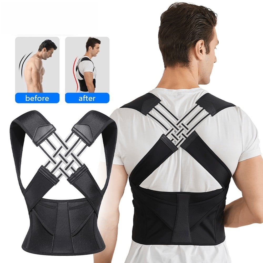 Hjemix | Justerbart Ryggholdingsbelte Kontor Hjem Gym Unisex