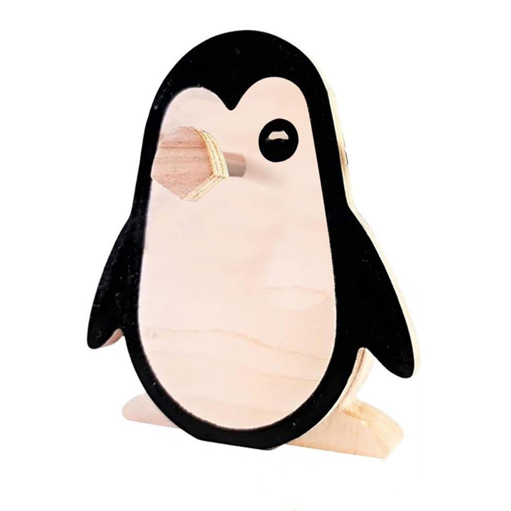 Hjemix | 🦉Brillestativ i tre med dyr👓