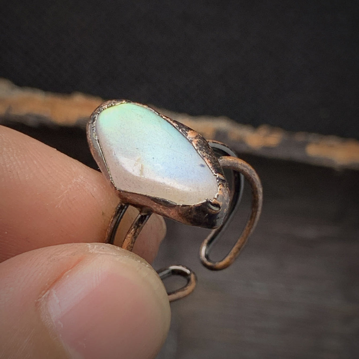 Hjemix | Naturlig Ubehandlet Fødselsten Ring - Selina