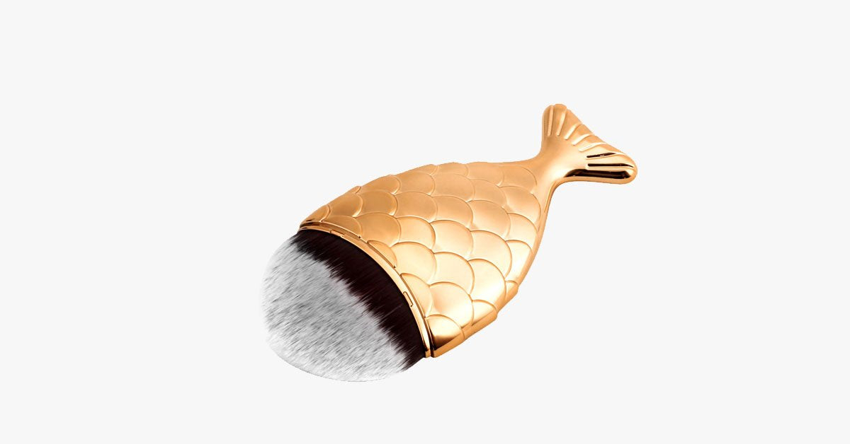 Hjemix | Fishtail Multifunksjonsbørste med Unik Design - Allsidig og Praktisk Smykke Børste for å Få Deg til å Se Bra Ut og Føle Deg Bra