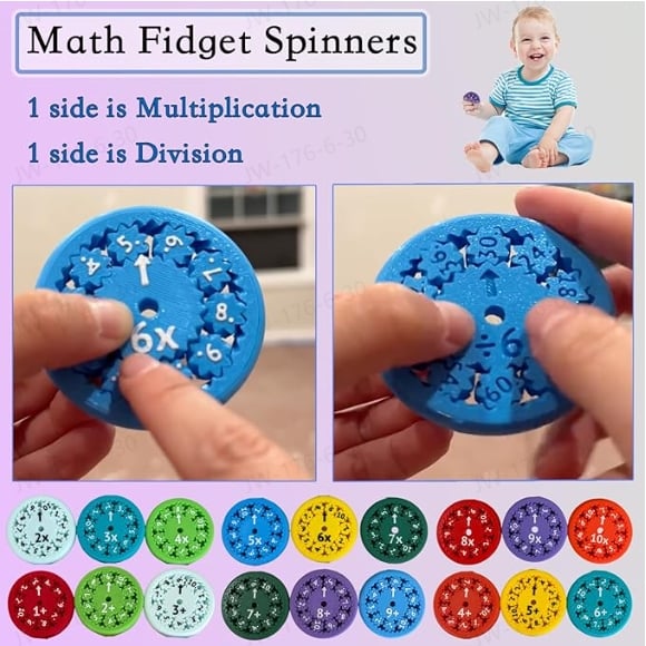 Hjemix | Ny Math Fidget Spinners
