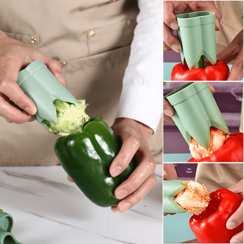 Hjemix | 2-i-1 Frukt Paprika Kjerneuttrekker