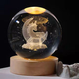 Hjemix | Glødende Krystallkule Nattlys