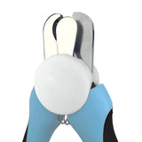 Hjemix | Rustfritt Stål Kjæledyr Negl Klippere med Sikkerhetsbeskyttelse og Gratis Neglefil - Perfekt for Middels og Store Hunder