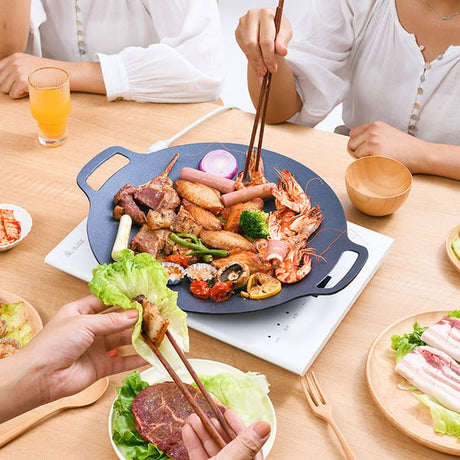 Hjemix | Multifunksjonell Medisinsk Sone Grillpanne Non-stick Panne