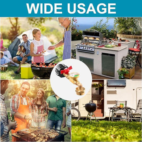 Hjemix | Topp rangert propan påfyllingsrøradapter med tankmåler