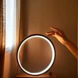 Hjemix | LED Minimalist Dimmbar Rund Bordlampe - RumiLight