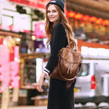 Hjemix | Ryggsekk med stor kapasitet - Full lær