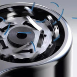 Hjemix | Gjennomsiktig Mini Dobbelt-Hodet Elektrisk Barbermaskin