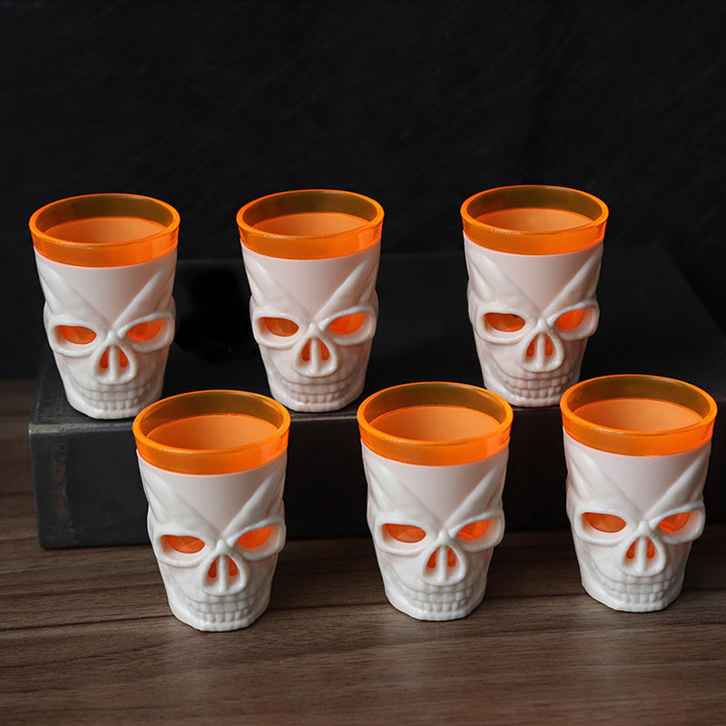 Hjemix | LED Hodeskalle Vinglass 12 PCS
