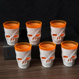 Hjemix | LED Hodeskalle Vinglass 12 PCS