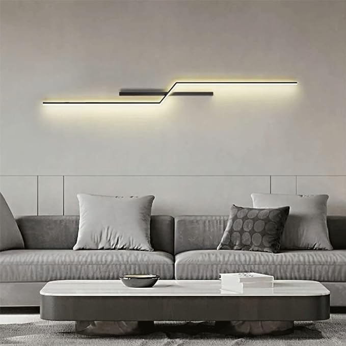 Hjemix | Linjer Kreativ LED Moderne Minimalistisk Vegglampe Dekorative Vegglamper Belysning